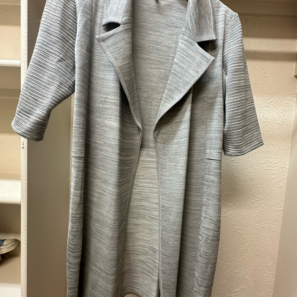 Ming wang gray cardigan large